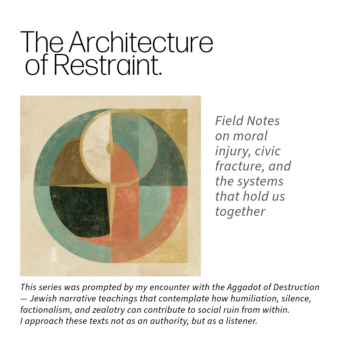 The Architecture Of Restraint